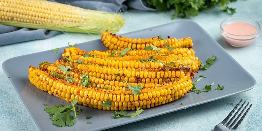 кукуруза, ребрышки, приготовление еды