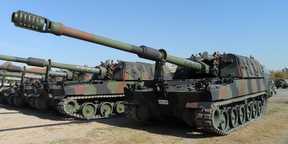 Турецкая САУ T-155 Firtina