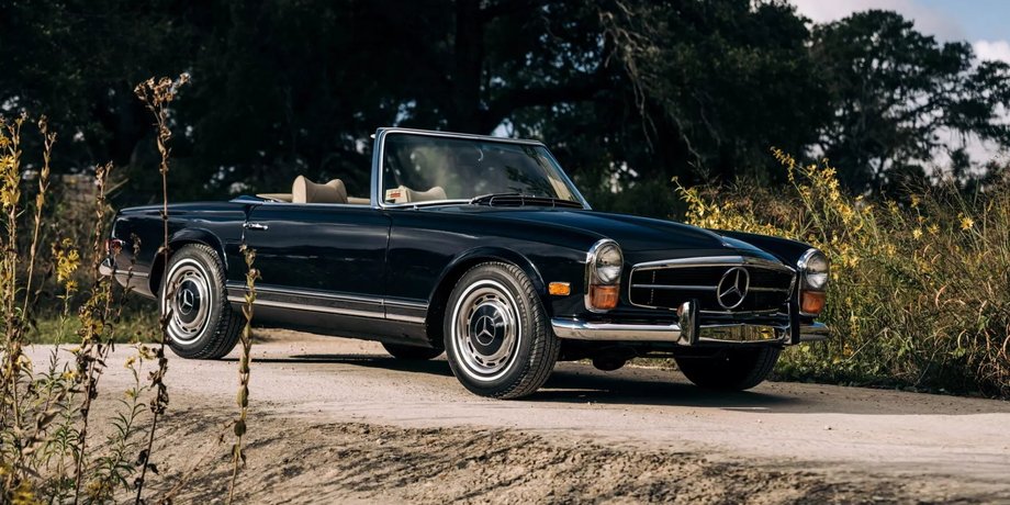 Mercedes SL Pagoda, Mercedes SL, Mercedes 280 SL, электромобиль Mercedes