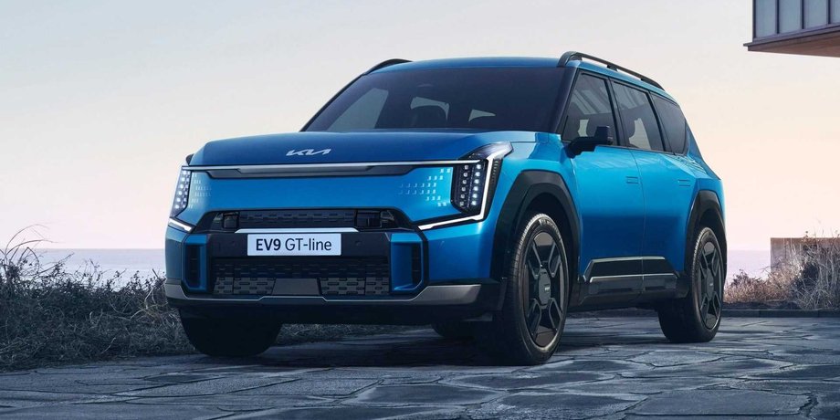 кроссовер Kia EV9, Kia EV9 2023, новый Kia EV9, электромобиль Kia EV9, электрокар Kia