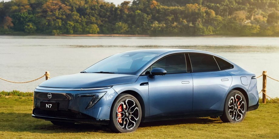 Nissan N7, новый Nissan N7, электромобиль Nissan, седан Nissan, седан Nissan