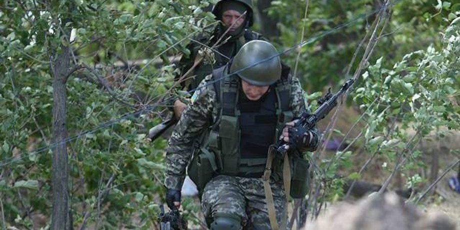 Силовики в Донбассе / Фото пресс-центра АТО
