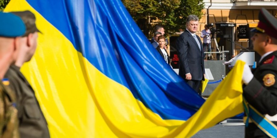 Петр Порошенко во Львове, 23 августа / Фото пресс-службы президента