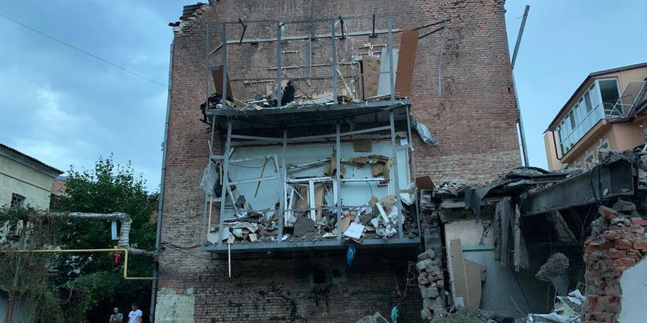 обстріл харкова, харків, ракетний удар по харківу, центр харкова