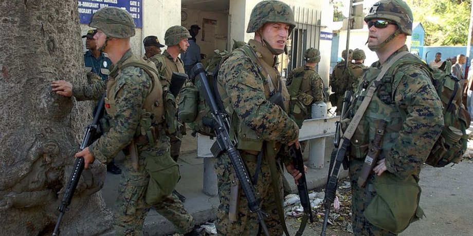 Морпіхи США, ЗСУ, охорони посольства в Києві,