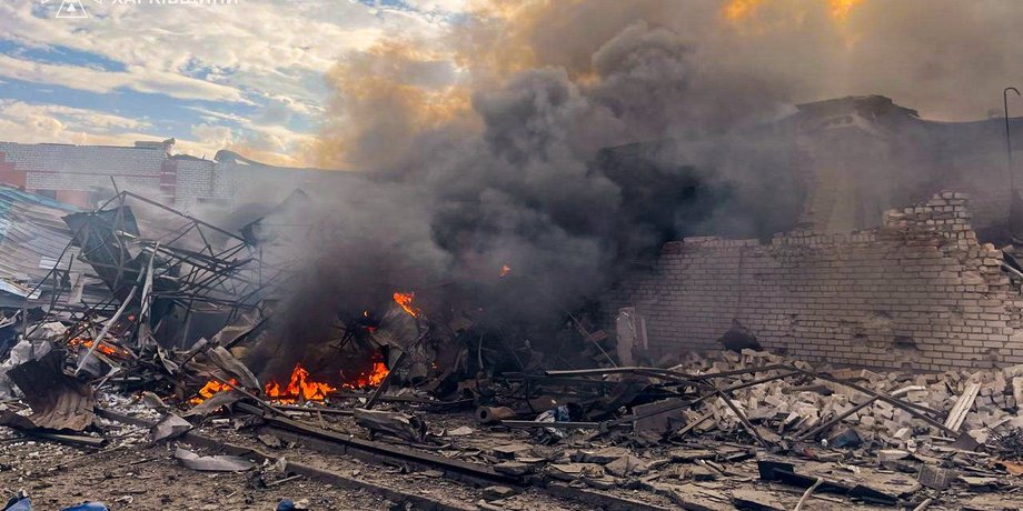 обстрелы , Харьков, удары дронов
