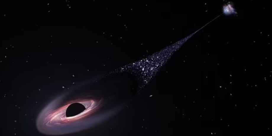 черная дыра, убегающая черная дыра