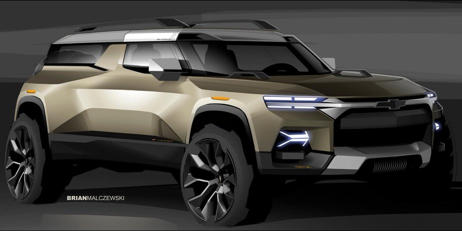 Новий позашляховик шевроле, новий Chevrolet, позашляховик Chevrolet