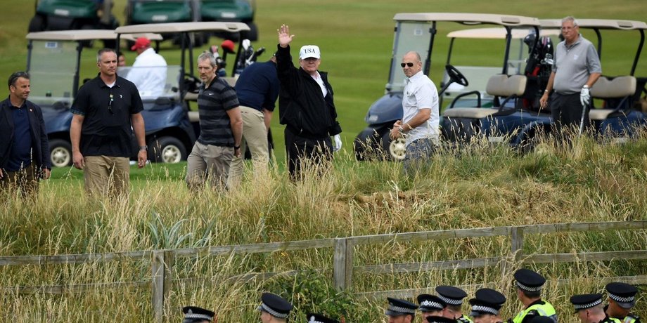 Дональд Трамп у шотландії