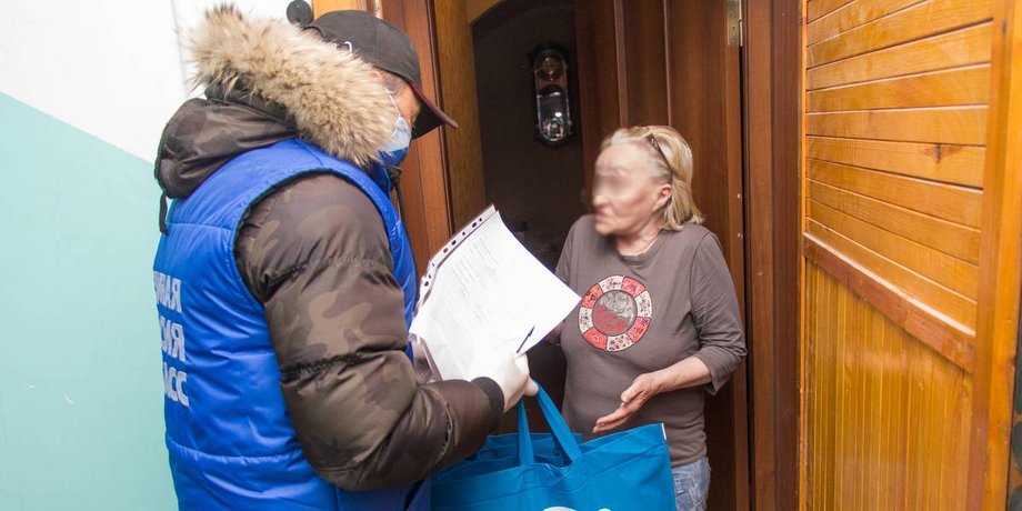 единая россия, продуктовые наборы, партия путина