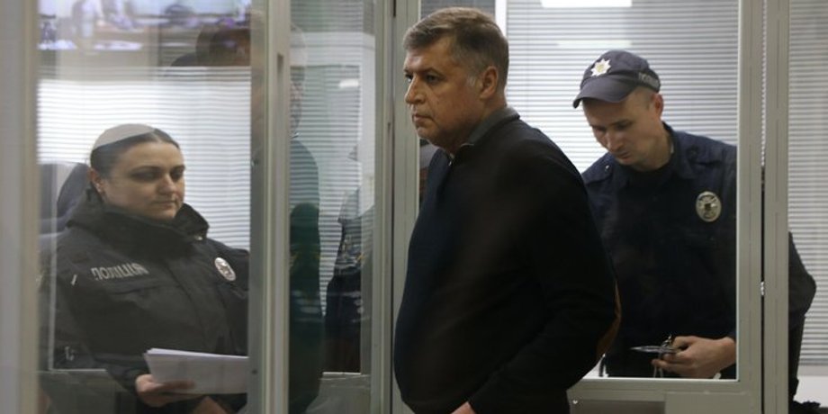 Игорь Миронюк во время заседания Высшего антикоррупционного суда в Киеве