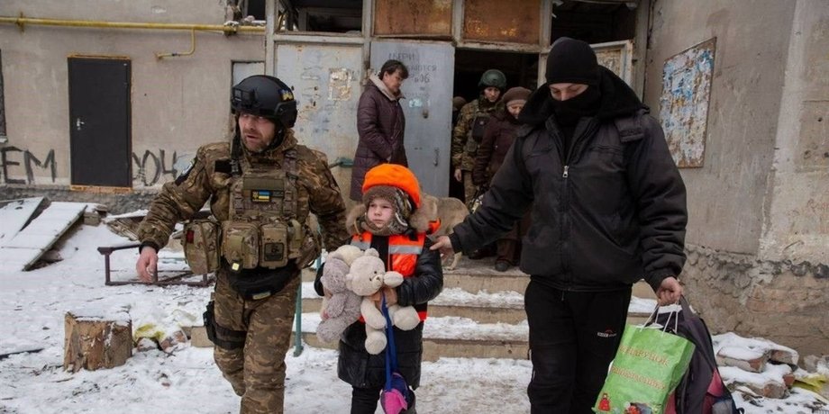 эвакуация детей во время войны