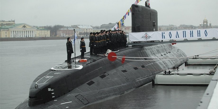 субмарина ЗС РФ Б-271 Колпино стоїть пришвартована