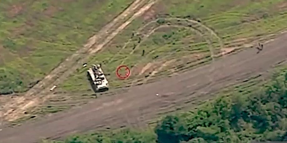 таврійський напрямок, бойова техніка ворога, танк знищення