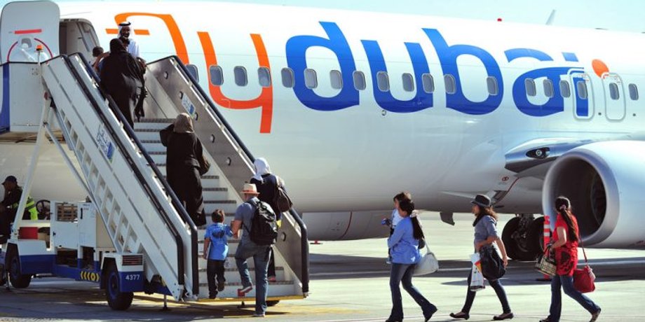 самолет, flydubai, фото