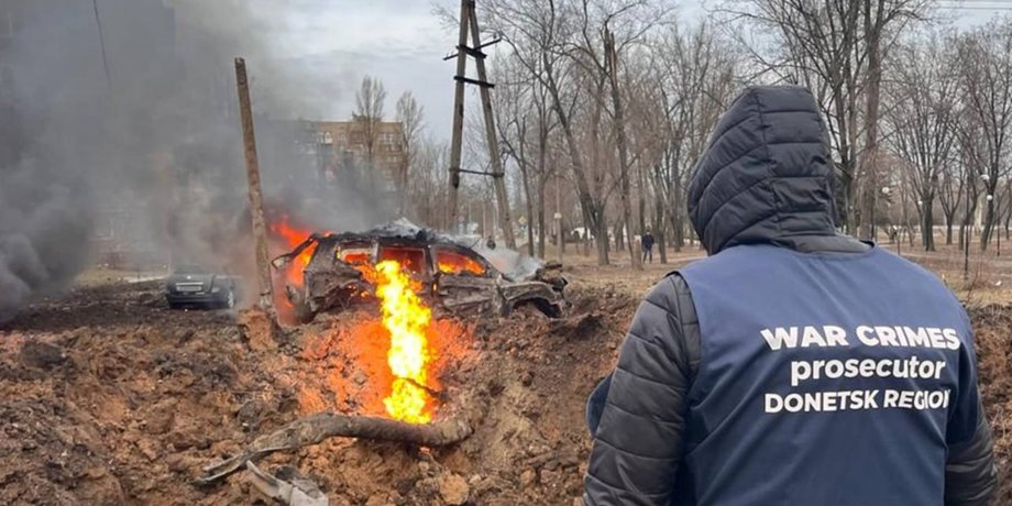 Наслідки обстрілу Донецька область