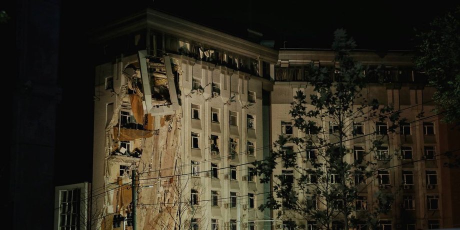 Последствия ракетного удара по Днепру, фото