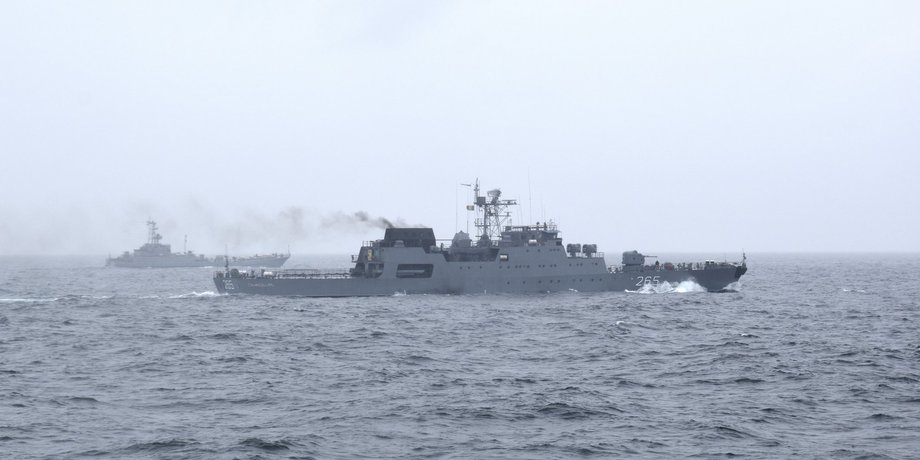 учения моряков, румыно-украинские учения