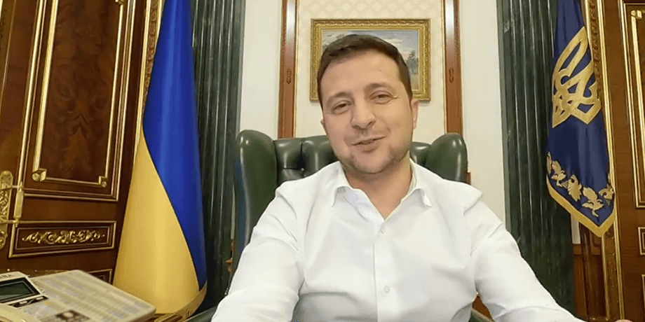 президент Зеленский видеоблог