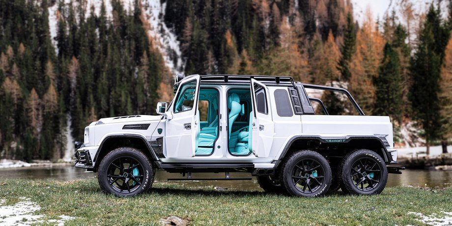 Шестиколесный Гелендваген, Mercedes G-Class, Mansory Gronos, тюнинг Гелендвагена
