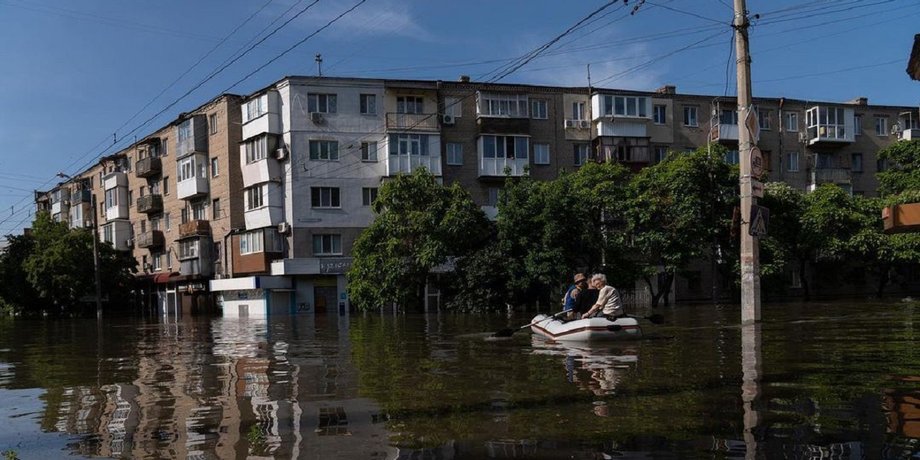 Наводнение, потоп, Херсон