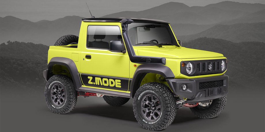 Новый Suzuki Jimny, Suzuki Jimny 2023, Suzuki Jimny, тюнинг Suzuki Jimny, пикап Suzuki Jimny