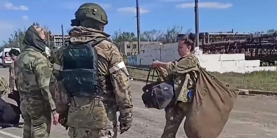 Пленные женщины из "Азовстали"