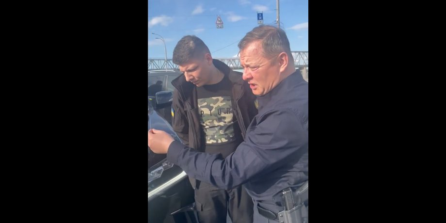 Олег Ляшко попал в ДТП в Киеве
