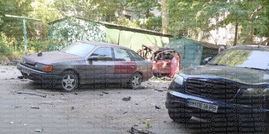 Кадры с места происшествия в Одессе