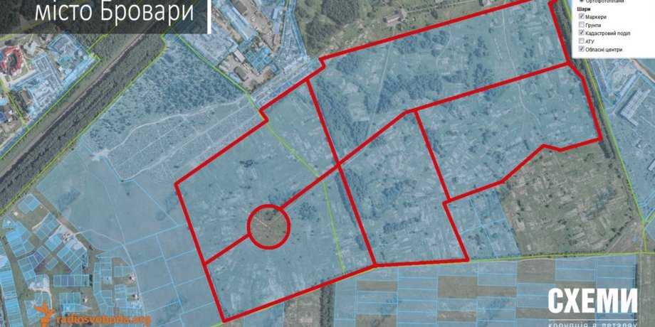 Арестованный земельный участок под Киевом