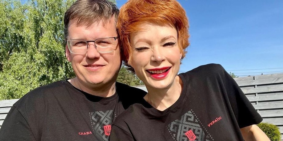 Елена-Кристина Лебедь и Павел Розенко на фото