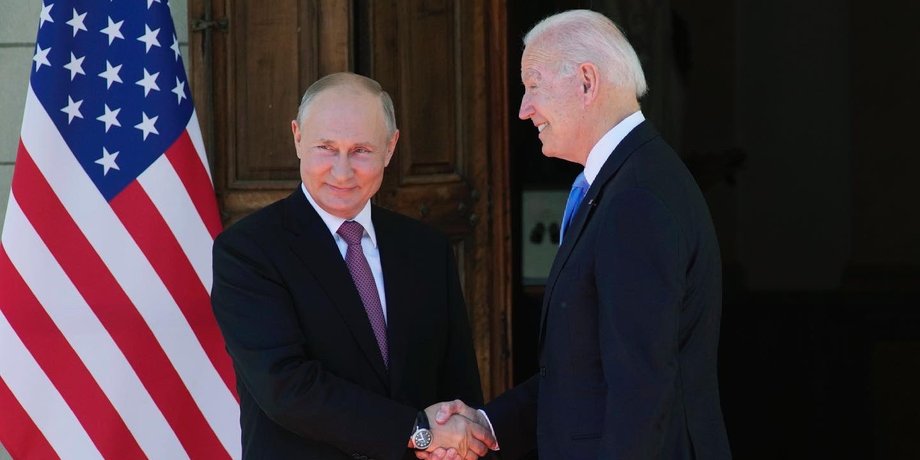 Путин и Байден в Женеве