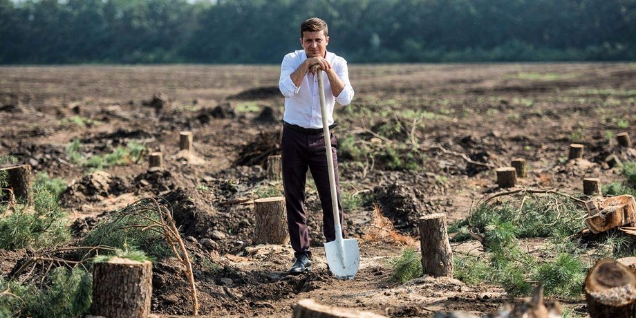 Кадр из трейлера к сериалу "Слуга народа"