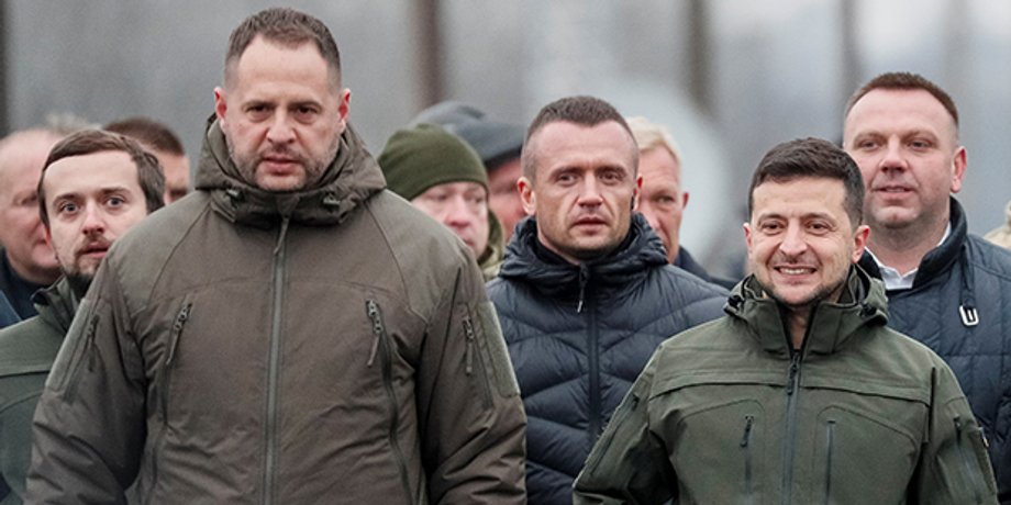 Андрій Єрмак та Володимир Зеленський