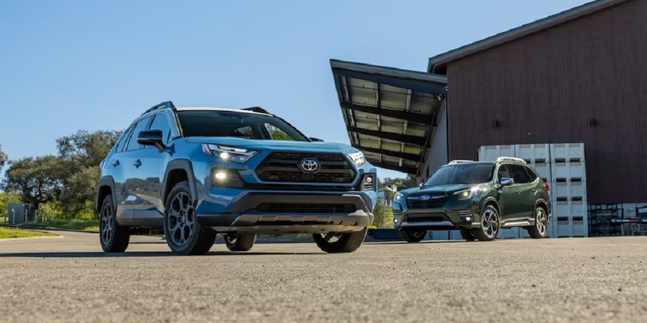 Toyota rav4 subaru forester, Toyota rav4, subaru forester, лучшие авто 2024 года, рейтинг качества автомобилей