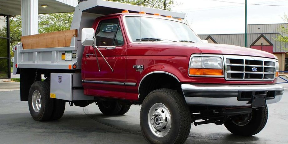 Ford F-350 1997, Ford F-350, самосвал Ford, грузовик Ford