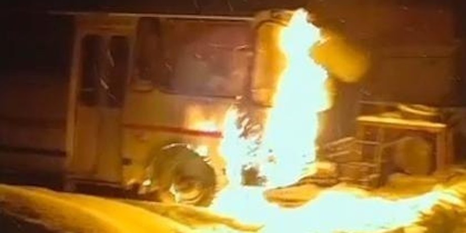 Підпал транспорту у військовій частині РФ у Московській області