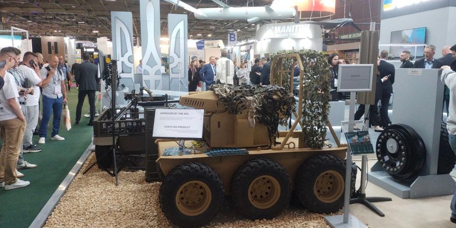 Робот Равлик, наземный дрон Равлик, Eurosatory 2024