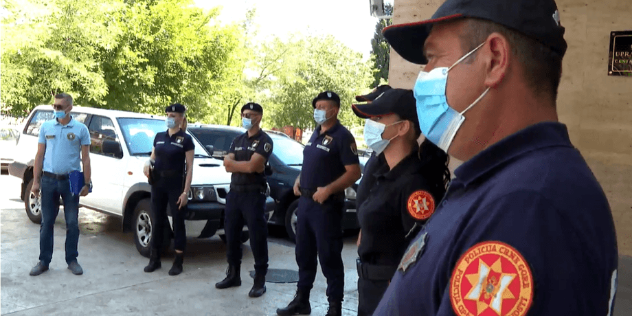 За соблюдением масочного режима на улицах будет следить полиция. Фото: скриншот