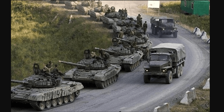 Российские войска, российские танки, битва за Донбасс, война с РФ