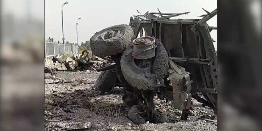 удар HIMARS, влучення HIMARS, міст Каховської ГЕС, влучення по мосту