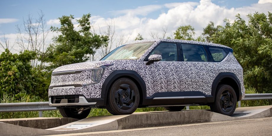 Kia EV9 2024, Kia EV9, электромобиль Kia EV9, кроссовер Kia, электрокроссовер Kia, новый Kia EV9