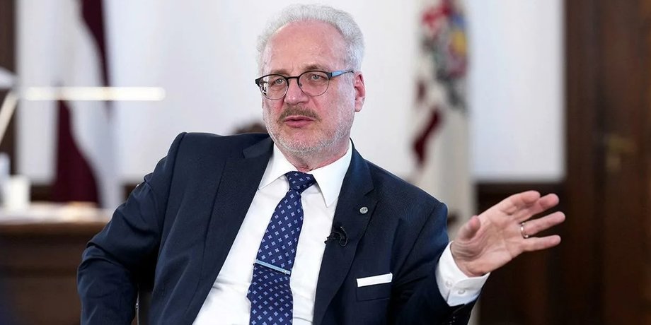 президент Латвии Эгилс Левитс