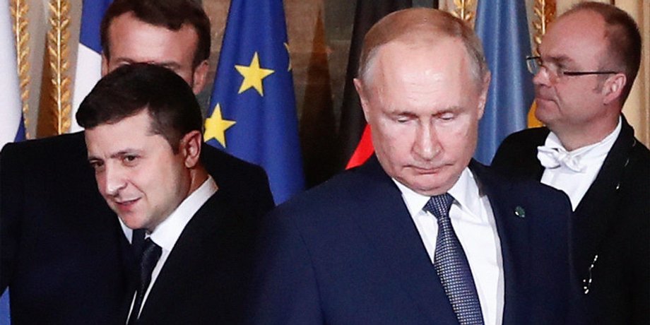Владимир Зеленский и Владимир Путин