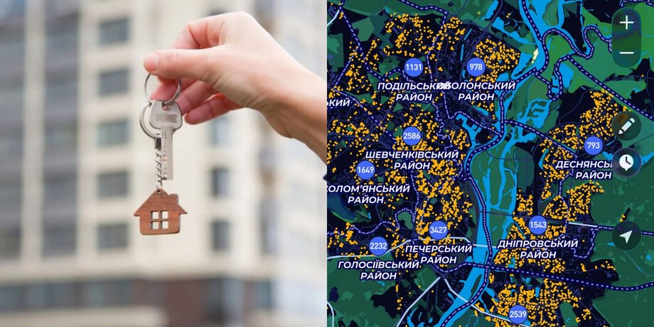 Де в Києві найбільше звільнилося квартир після обстрілів Карта оренди показала, які райони Києва найшвидше вивільняють житло
