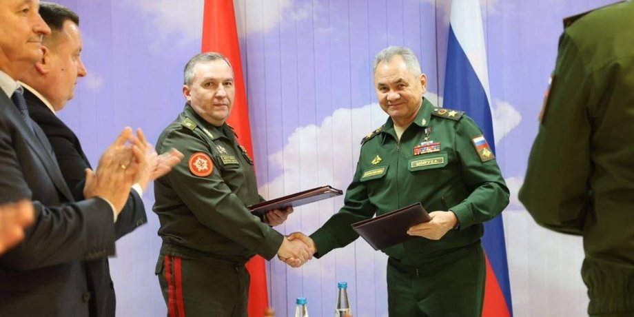 шойну и хренин подписали документ, размещение ядерного оружия в беларуси