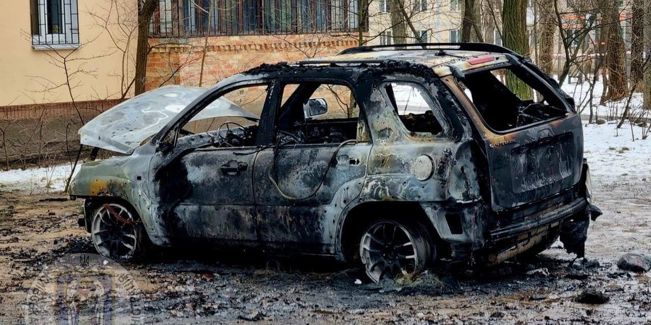 Київ приліт, Київ обстріл