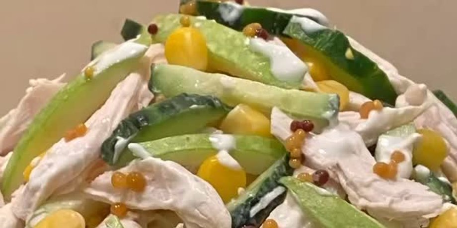 салат с курицей, салат для худеющих