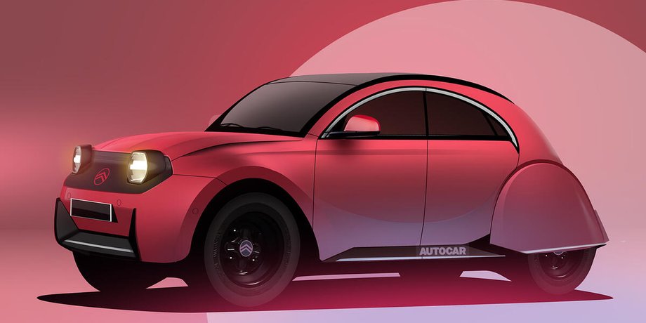 новый Citroen 2CV, Citroen 2CV, электромобиль Citroen, электромобиль Citroen