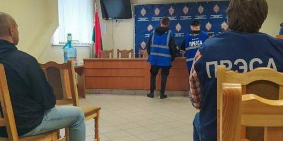 Октябрьское РУВД, где находятся задержанные журналисты/Фото: tut.by